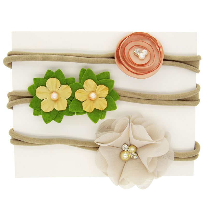 Cloth Fashion Flowers Hair Accessories  (light Coffee Band)  Fashion Jewelry Nhwo0648-light-coffee-band