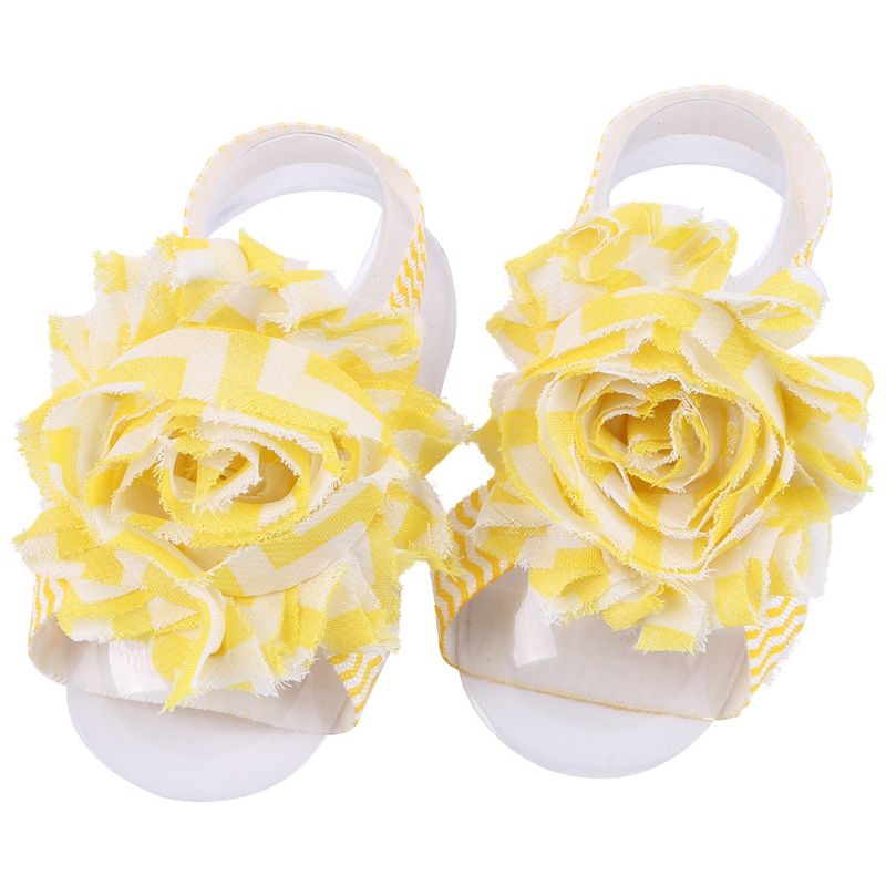 Européen Et Américain En Mousseline De Soie De Tournesol Bébé Pied Fleur Bébé Vague Fleur Dragonne Sangle De Pied Set Photographie Props