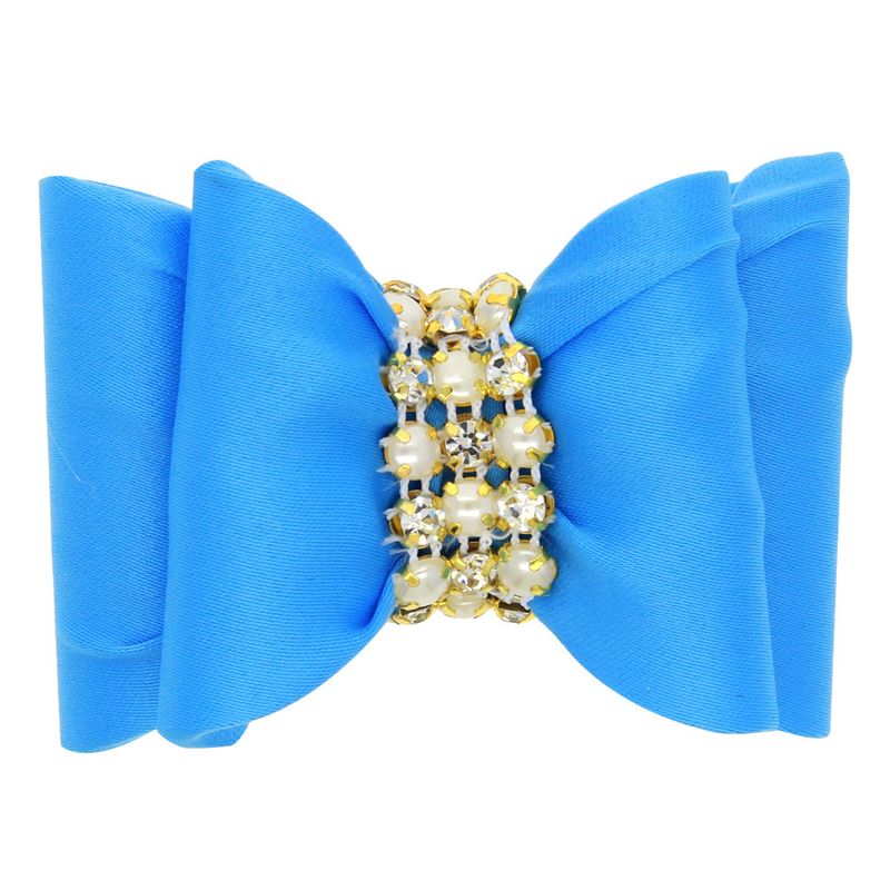 Cloth Fashion Bows Hair Accessories  (blue)  Fashion Jewelry Nhwo0922-blue