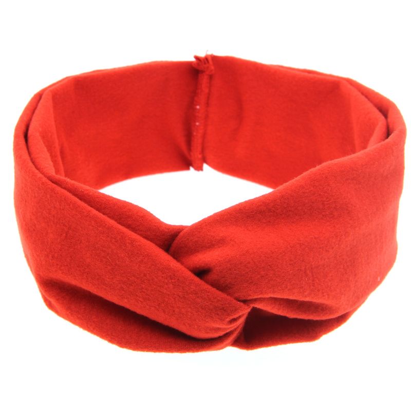 القماش الأزياء هندسية اكسسوارات للشعر (الأحمر) الأزياء والمجوهرات Nhwo1145-red