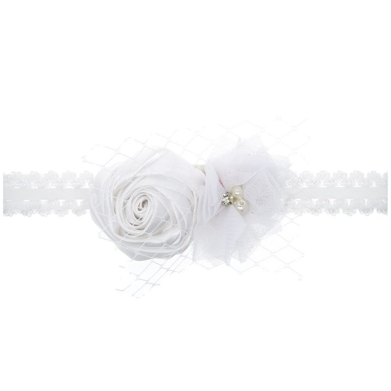 Cloth Fashion Flowers Hair Accessories  (white)  Fashion Jewelry Nhwo1149-white