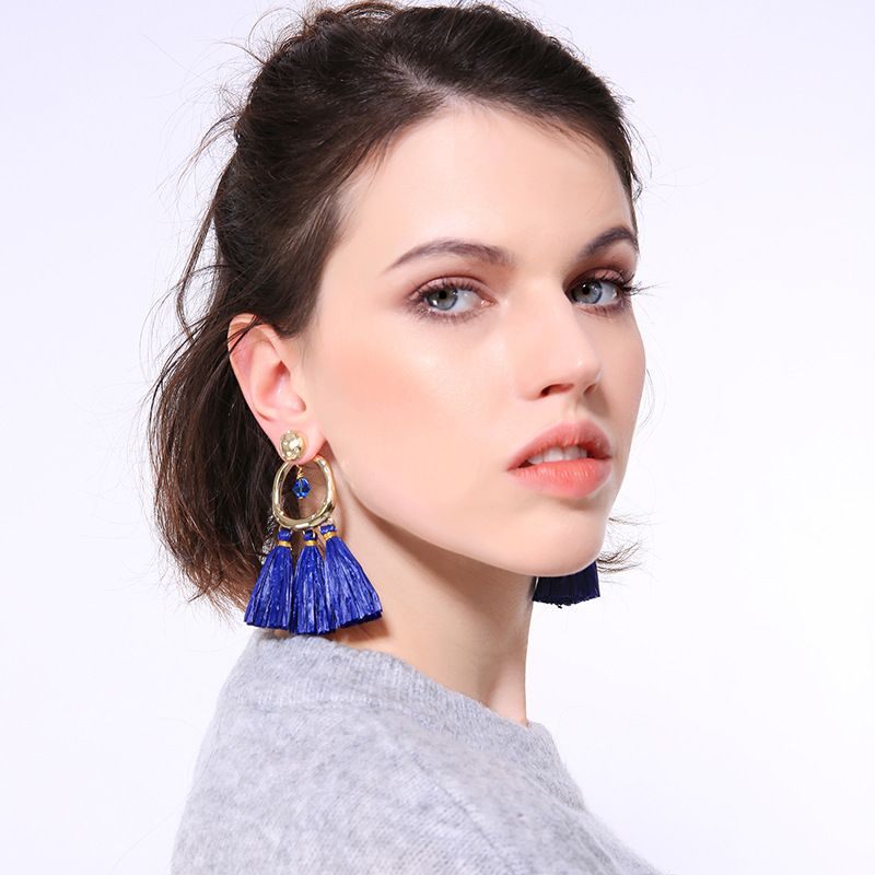 Alloy Fashion Tassel Earring  (photo Color)  Fashion Jewelry Nhqd6173-photo-color