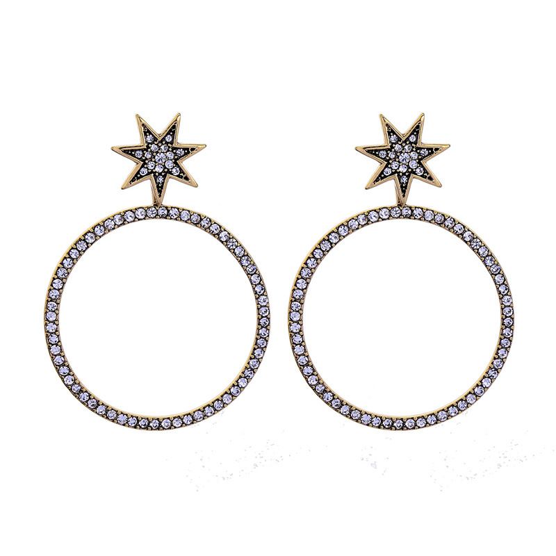 Alloy Fashion Geometric Earring  (star-1)  Fashion Jewelry Nhqd6217-star-1