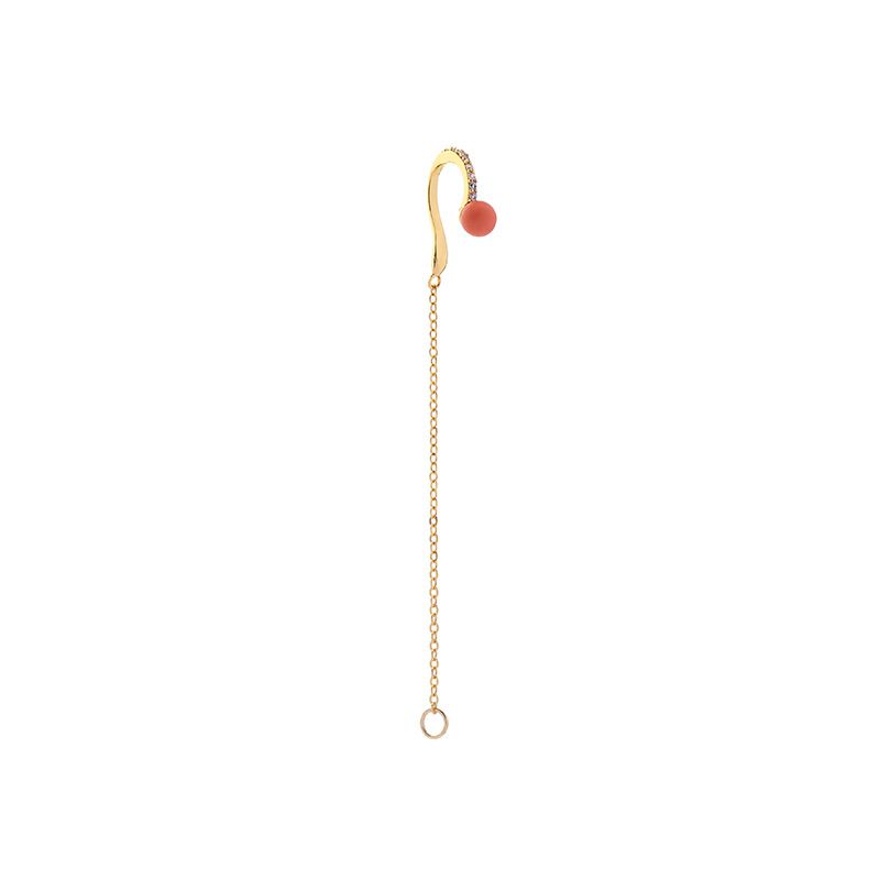 Copper Korea Geometric Earring  (orange-1)  Fine Jewelry Nhqd6222-orange-1