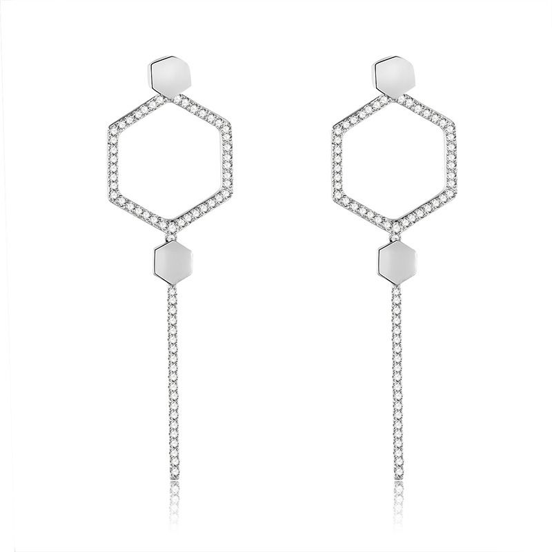 Copper Fashion Tassel Earring  (61189683)  Fine Jewelry Nhxs2353-61189683