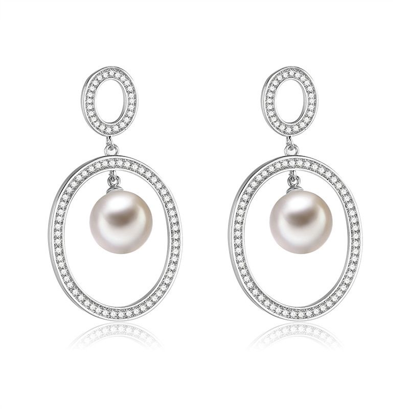 Copper Fashion Geometric Earring  (61189589)  Fine Jewelry Nhxs2367-61189589