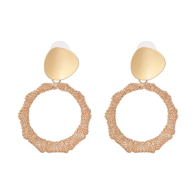 Jujia Neue Produkte Legierung Geometrische Ohrringe Schmuck Grenz Überschreitende E-commerce-versorgung Ohrringe Im Europäischen Und Amerikanischen Stil Heiß Verkaufte Ohrringe 51587