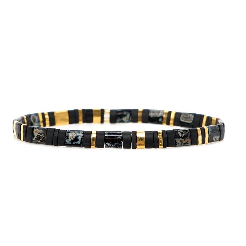 New Imported Tila Bead Woven Bracelet Nhgw157596