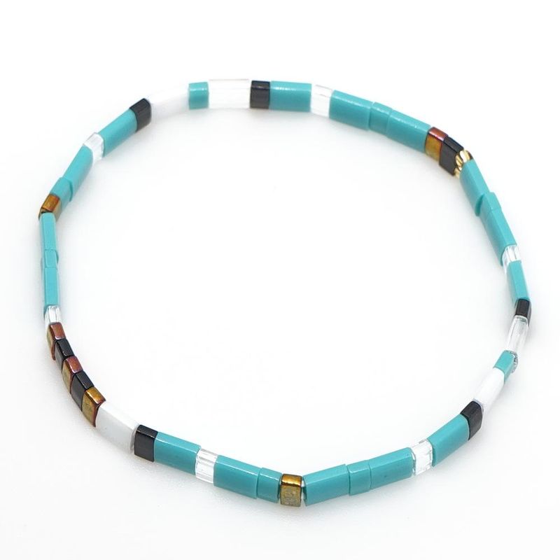 Tila Beaded Color Braided Bracelet Nhgw157812