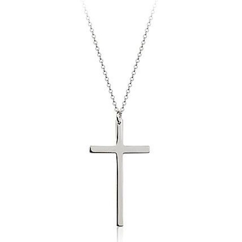 Européen Et Américain Populaire Collier Simple Élégant Brillant Croix Pendentif Collier Commerce Extérieur Ornement En Gros 71403