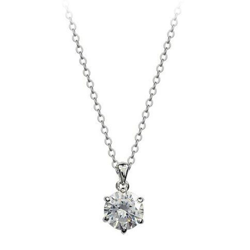 Exquisite And Simple Temperament Items Exquisite Small Crystal Pendant Necklace Fresh Temperament Female Jewelry 133614