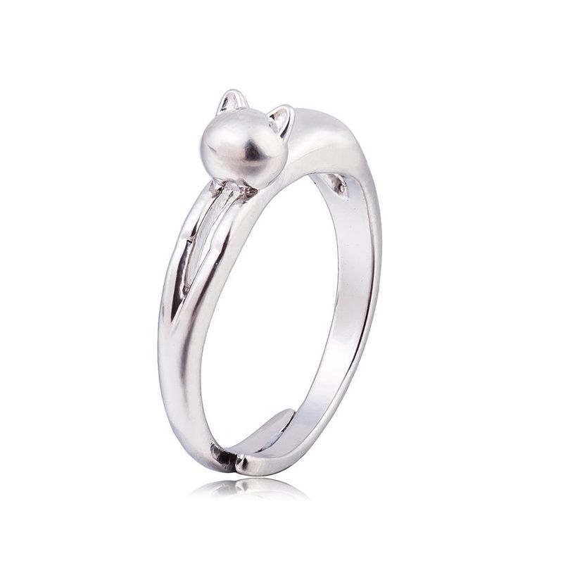 Animal Opening Cat Ring Stereo Adjustable