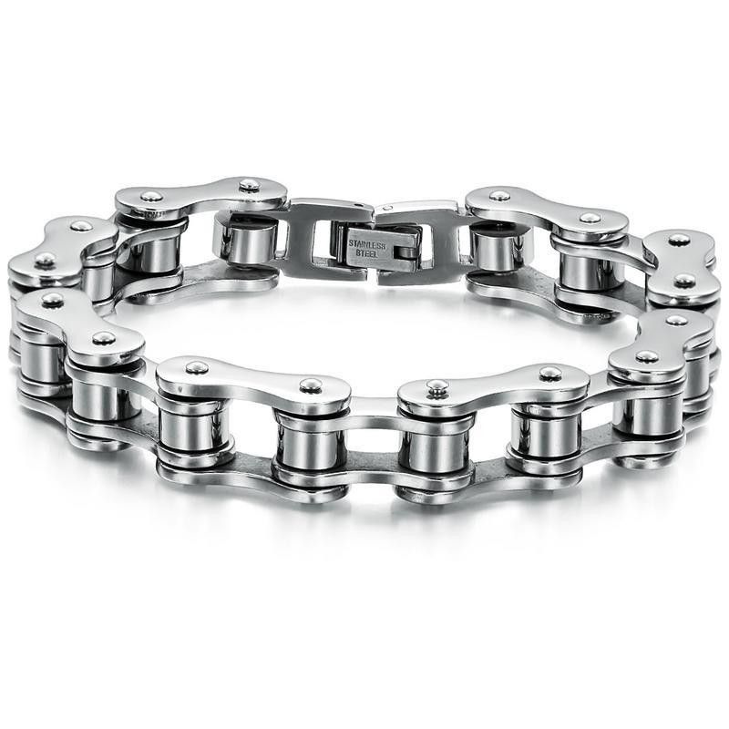 New Machine Single Chain Men's Titanium Steel Bracelet