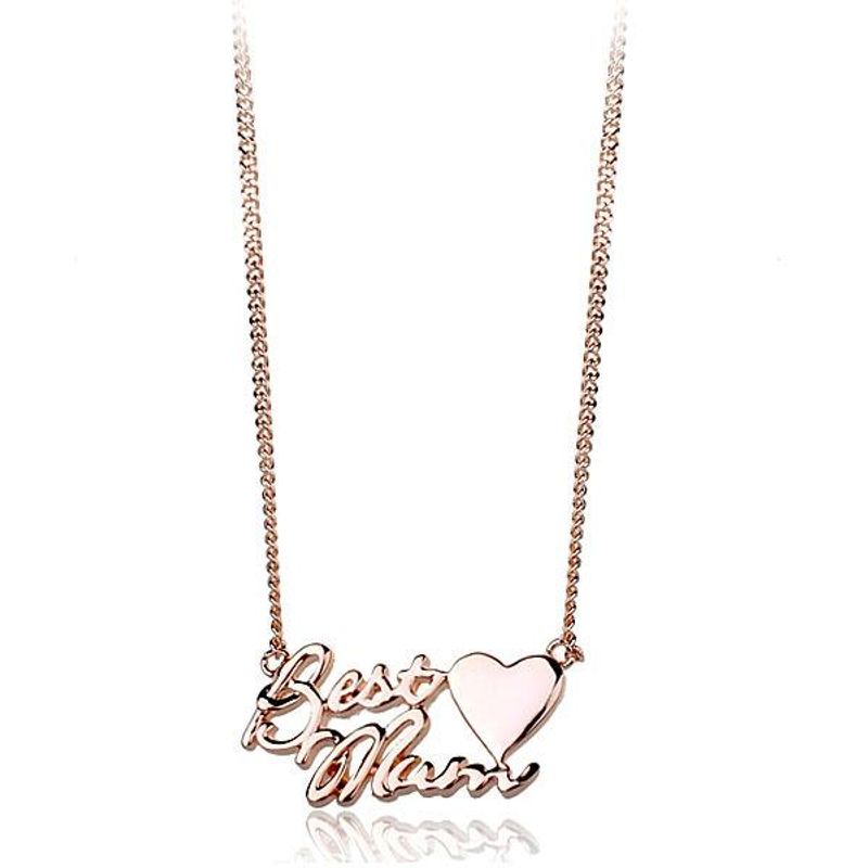 Fashion Simple Letter Heart Pendant New Trend Necklace