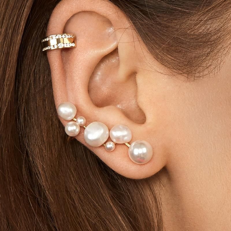 Jewelry Heterosexual Pearl Multi-model Female Ear Clip Accessories