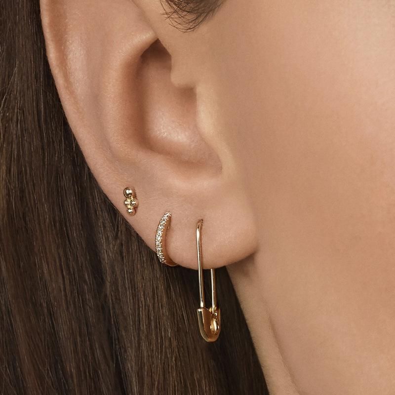 Jewelry Earrings Alloy Diamond Copper Ear Wire Geometry Female Earrings