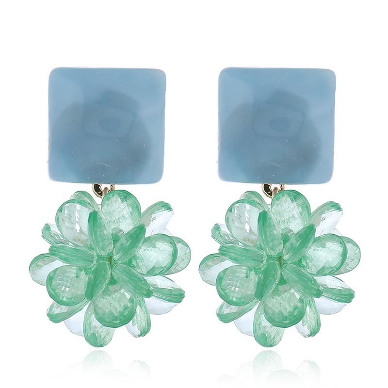 Fashion Personality Flower Alloy Earrings Nhkq156513