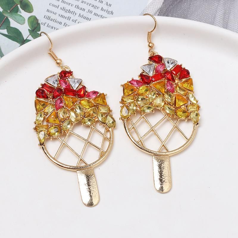 New Retro Hollow Mango Earrings Nhjj156617