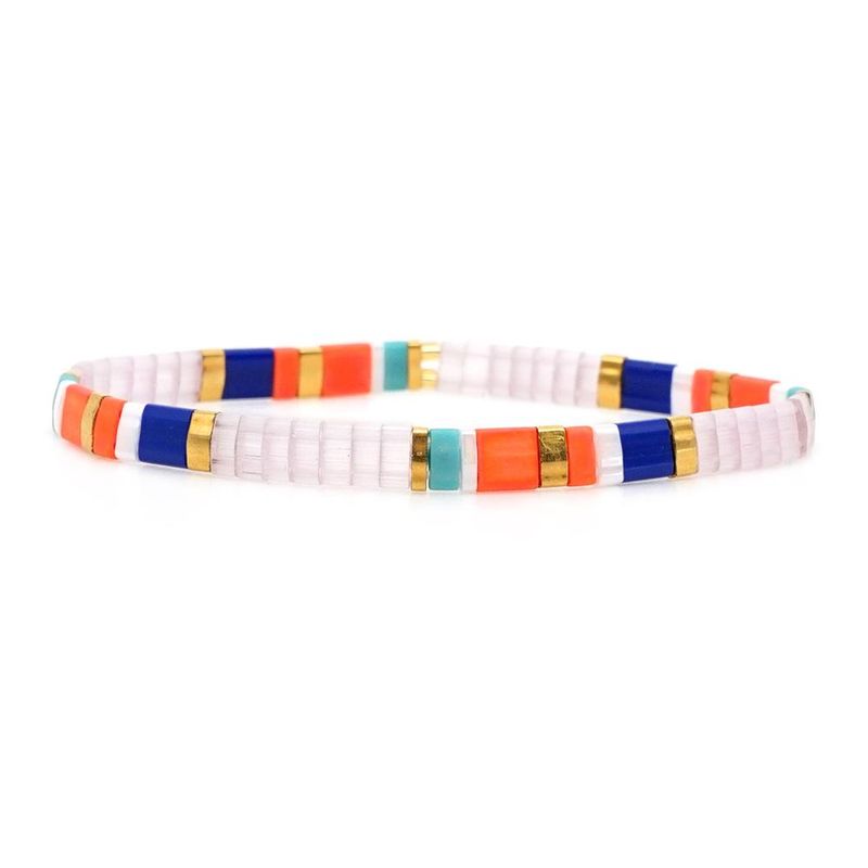 Fashionable Woven Japanese Rice Beads Bracelet Nhgw156846