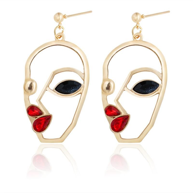 Face Mask Fashion Abstract Earrings Nhdp156848