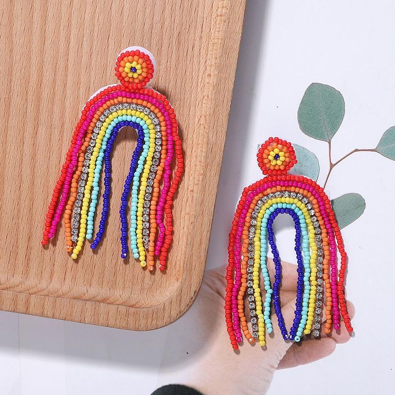 Beaded Tassel Earrings Nhjq157123