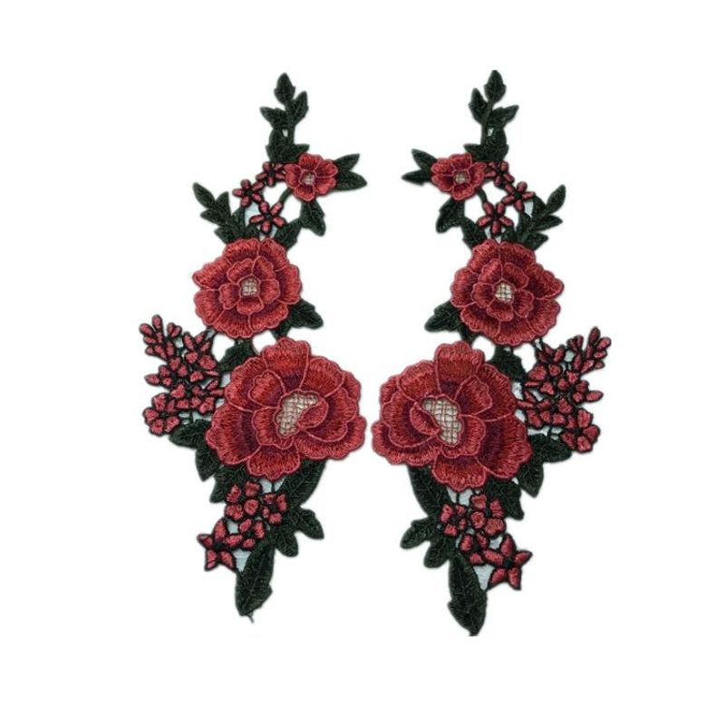 New Color Embroidery Water Soluble Collar Flower Applique Lace Collar Diy Flower Collar Sewing Accessories Clothing