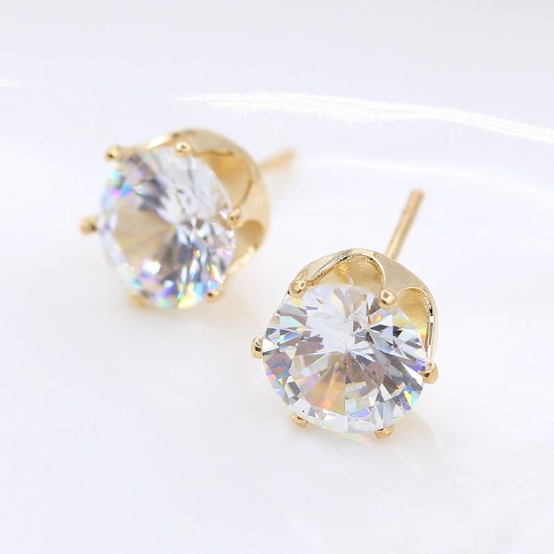 Mode Geometrisch Diamant Legierung Künstliche Edelsteine Ohrringe