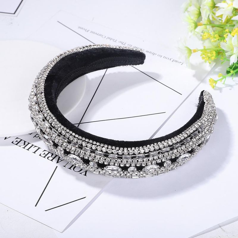 New High-end Velvet Diamond Headband Jewelry