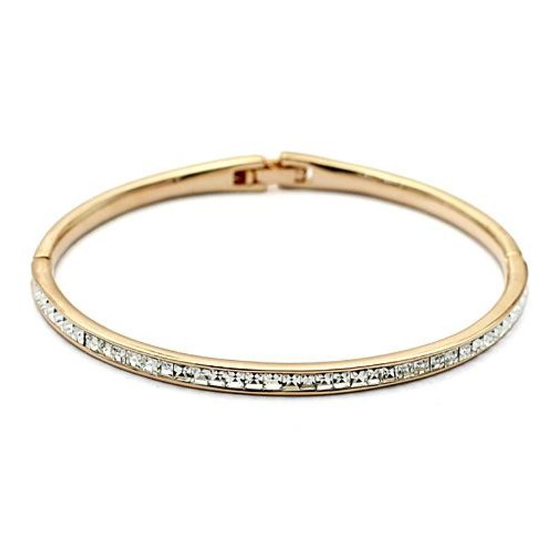 Fashion High-grade Crystal Bracelet Environmentally Friendly Alloy Plated Gold Jewelry
