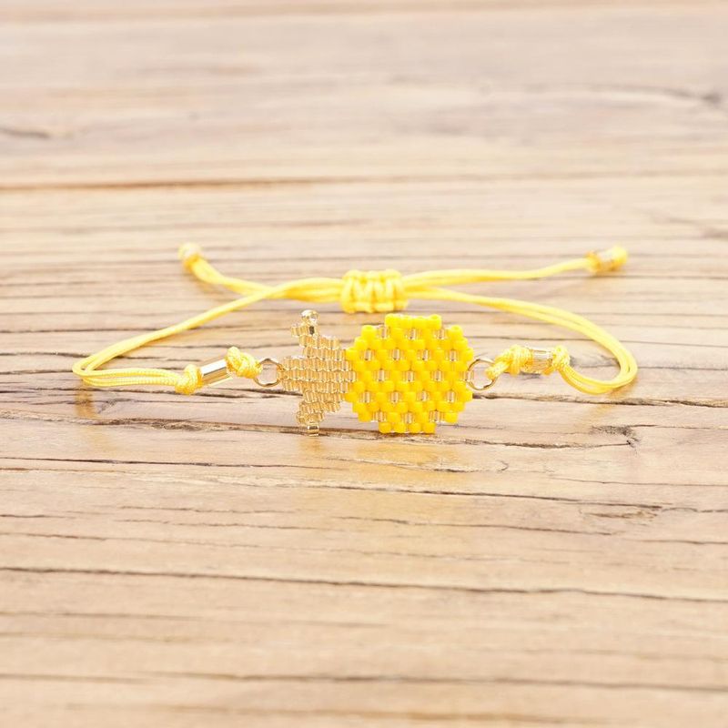 Women Bracelet Fruit Jewelry Miyuki Rice Beads Hand-woven Pineapple Pineapple Friendship Rope