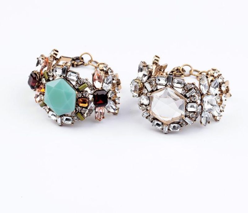 Joyería De Moda Al Por Mayor Personalidad Vintage Geometric Glamour Lady Bracelet Accessories