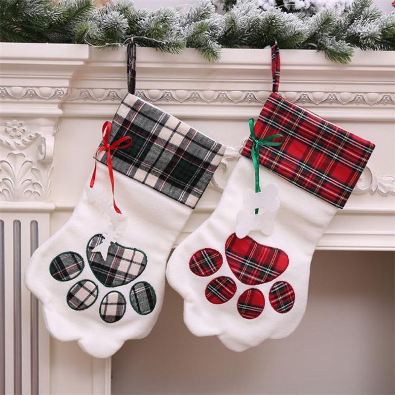 Christmas Socks Christmas Decoration Arrangement Supplies Christmas Socks Gift Bag Tree Pendant