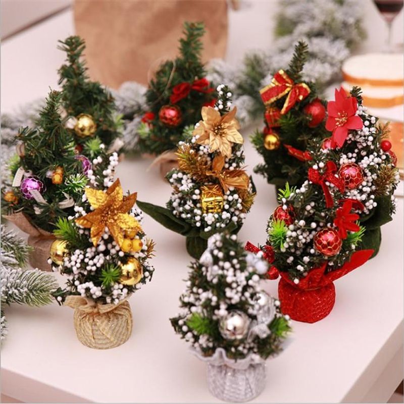 Mini Decoracion De Arbol De Navidad
