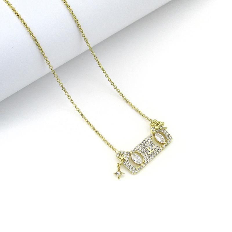 Fashion Golden Chain Necklace New Hip Hop Clavicle Lucky Creative Necklace