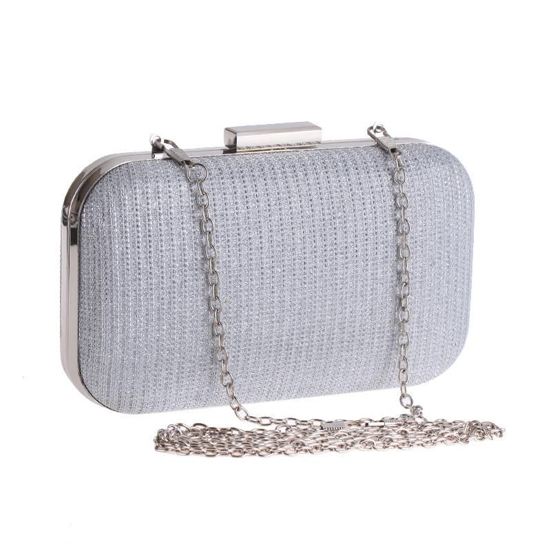 Female Bag Evening Banquet Clutch Bag Female Bag Chain Small Box Bag Square Hard Shell Handbag