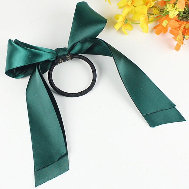 Hot Sale Hair Accessories Hair Band Sweet Oversized Ribbon Bow Hair Band Popular Bow Tie Hair Rope Wholesale
