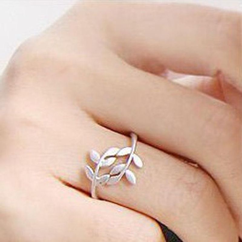 Branch Leaves Love Leaf Ring