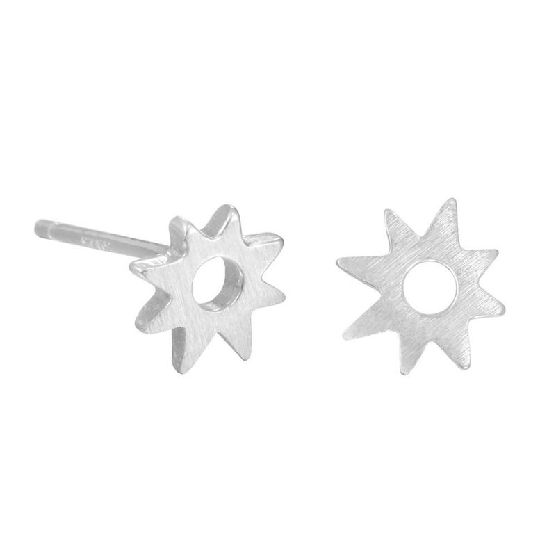 Aretes De Aleación De Little Sun Plating Cute Sunflower Ear Studs Al Por Mayor