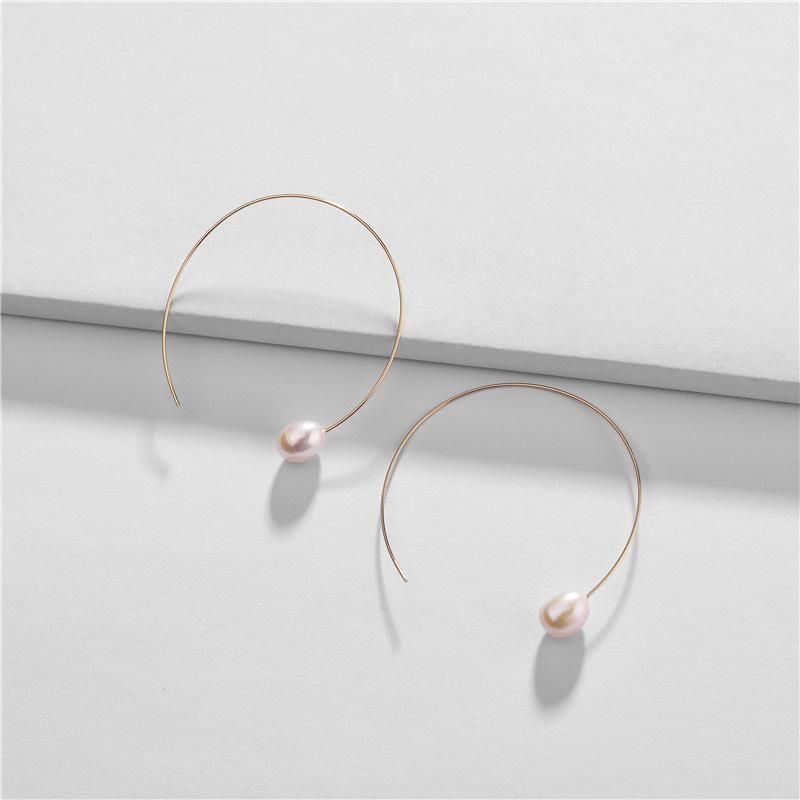 Earrings Copper Round  Earrings Simple