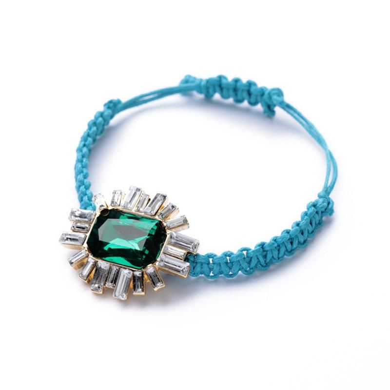 Wholesale Jewelry Luxury Diamond Woven With Women's Bracelet