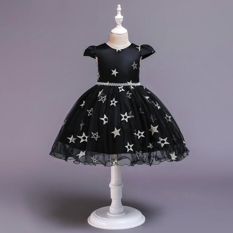 New Children's Dress Girls Princess Pettiskirt Flower Girl Halloween Christmas Witch Star Costume