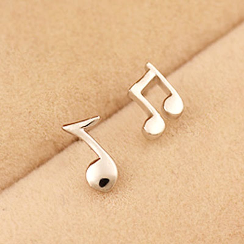Sweet Personality Musical Stud Earrings Wholesales Fashion
