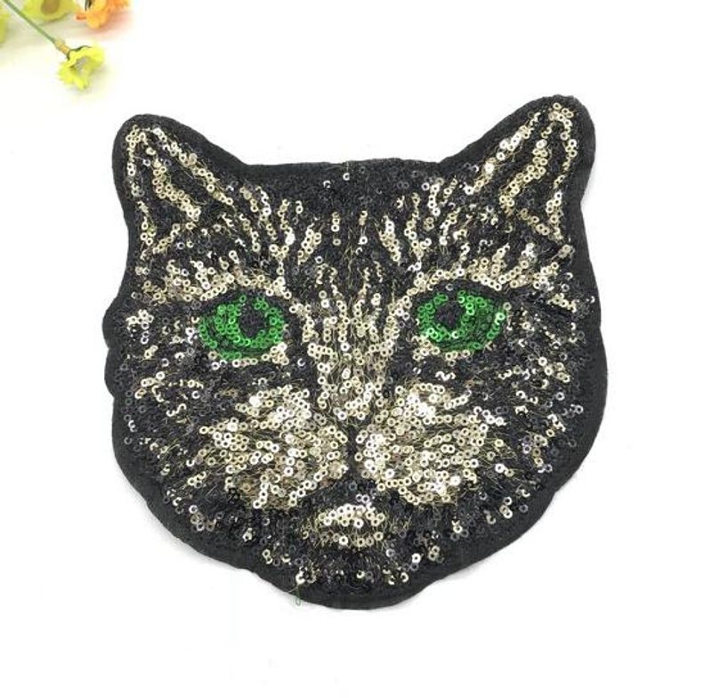 Clothes Cloth Patch Patch Embroidery Sequins Cute Cat New Special Pattern T-shirt Denim Diy Stickers