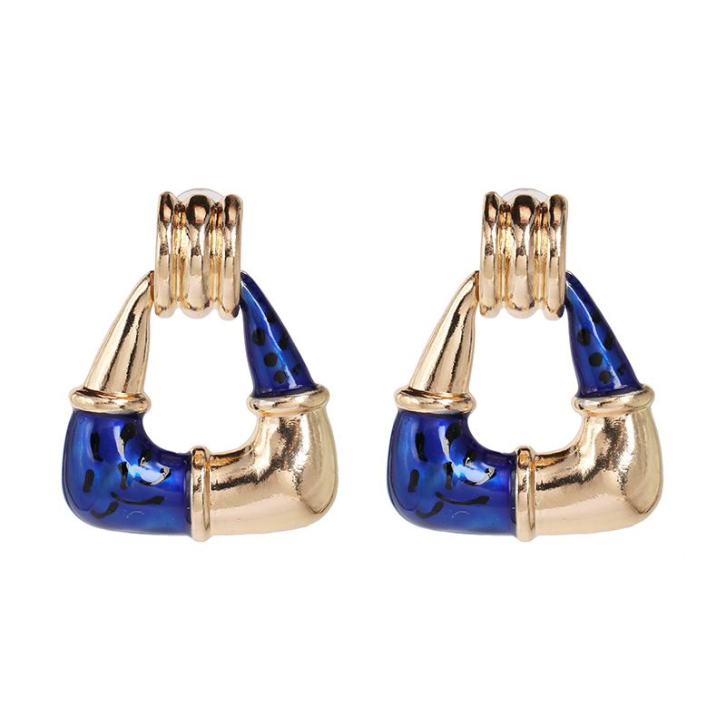 Alloy Fashion Geometric Earring  (blue)  Fashion Jewelry Nhjj5581-blue