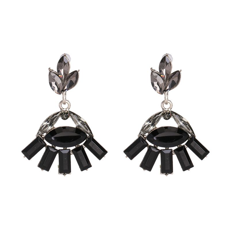 Alloy Fashion Geometric Earring  (black)  Fashion Jewelry Nhjj5592-black