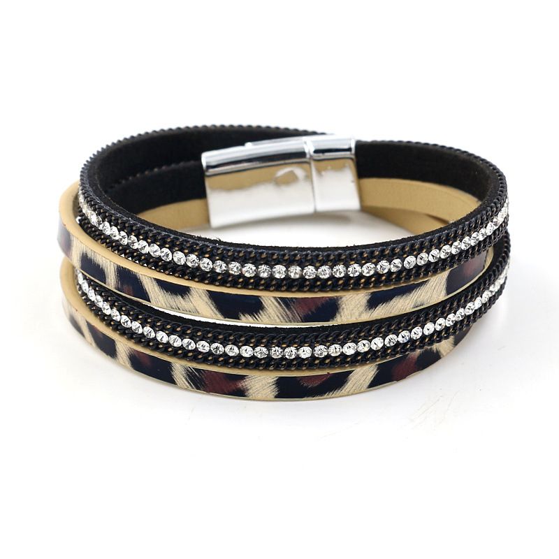 Leather Fashion Geometric Bracelet  (a)  Fashion Jewelry Nhhm0057-a