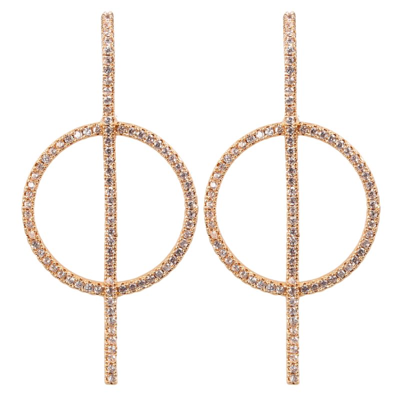 Copper Fashion Geometric Earring  (alloy)  Fine Jewelry Nhct0464-alloy