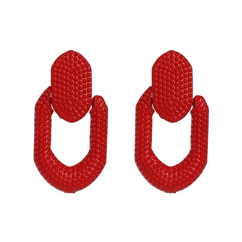 Alloy Fashion Geometric Earring  (red)  Fashion Jewelry Nhjj5600-red