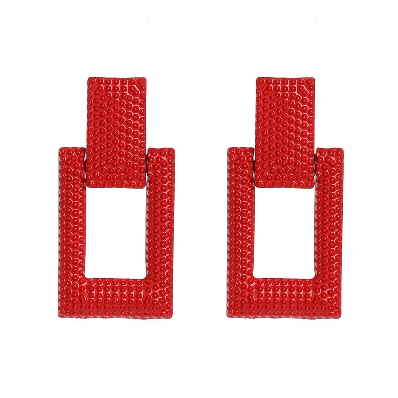 Alloy Fashion Geometric Earring  (red)  Fashion Jewelry Nhjj5605-red