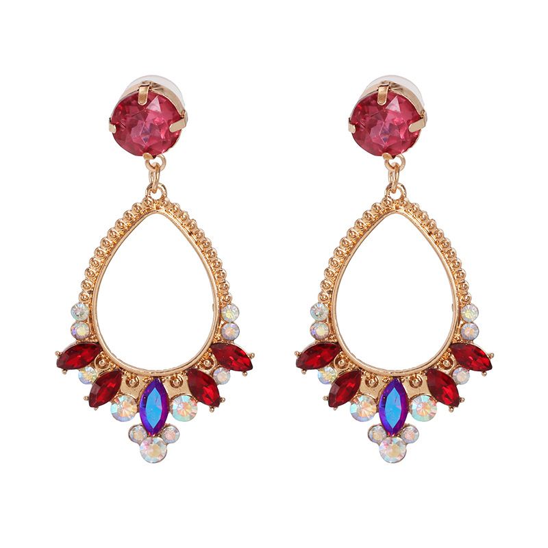 Alloy Fashion Geometric Earring  (red)  Fashion Jewelry Nhjj5612-red